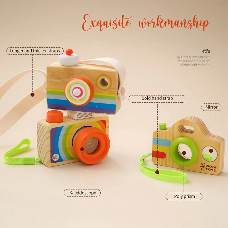 Baby Wooden Fashion Camera Toys