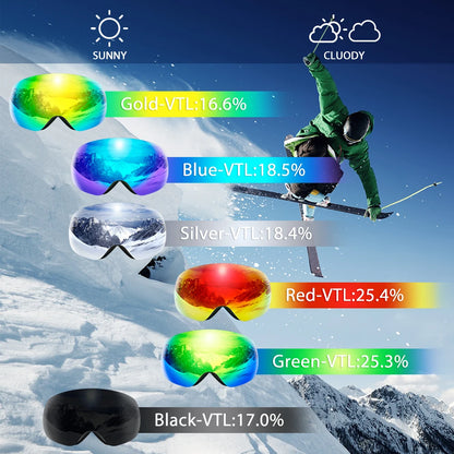 UV400 Protection Ski Mask Goggles