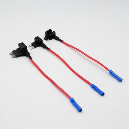 10pcs12V MINI SMALL MEDIUM Size Car Fuse Holder Add-a-circuit TAP Adapter Micro Mini Standard ATM Blade Fuse