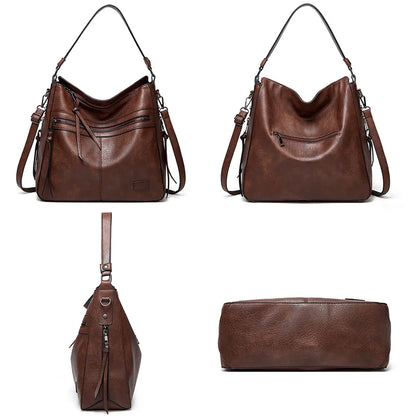 Vintage PU Leather Handbag