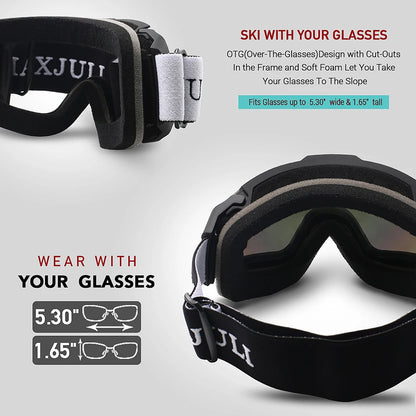 Double Layer Spherical Lens Ski Goggles