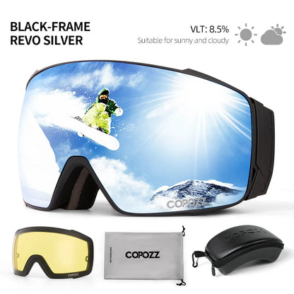 Magnetic Polarized Ski Goggles