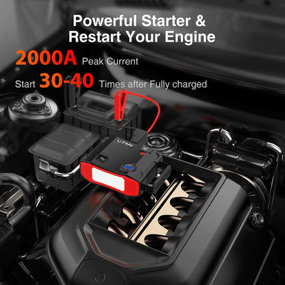 Jump Starter 4 in 1 Pump Air Compressor