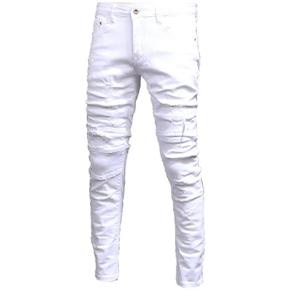 Men's Summer Cotton Slim Fit Jeans