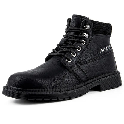 Men Leather Waterproof Work & Safety Boots