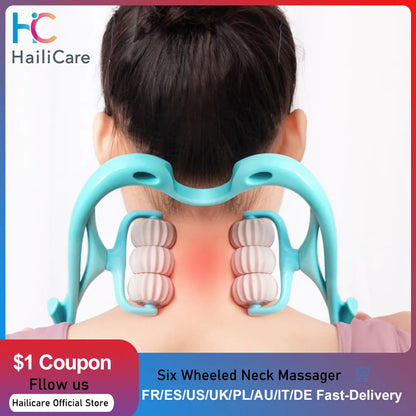 Hand Pressure Neck Massager Roller