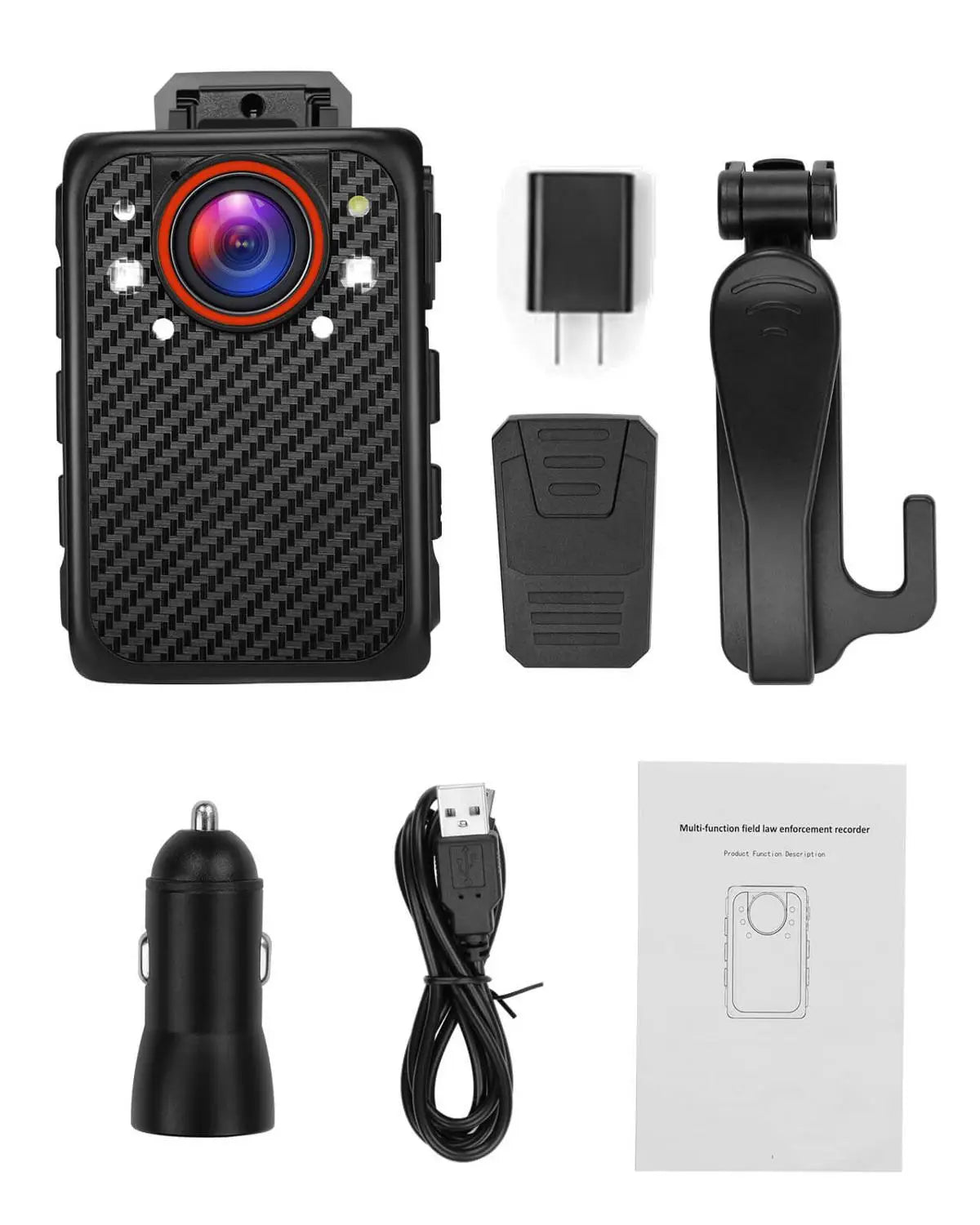 X1  Full HD 1080P Body Mounted Camera