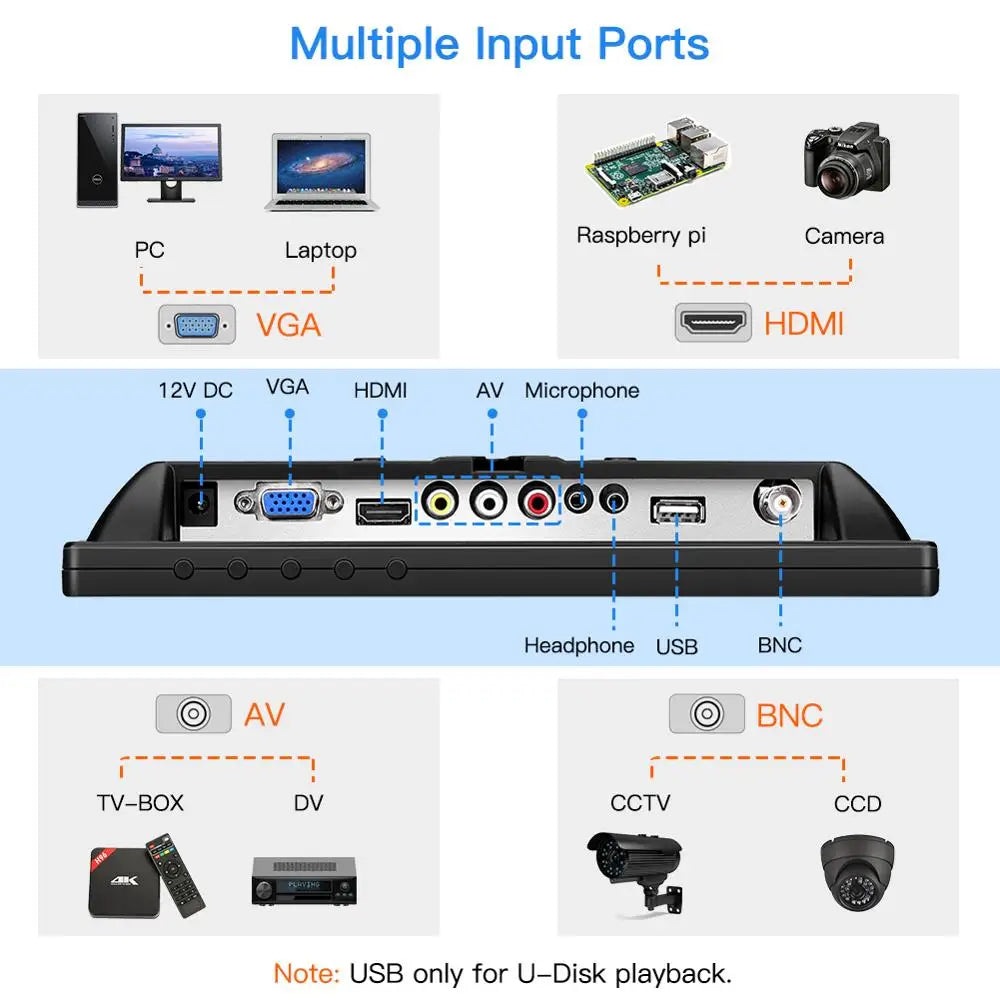 10 Inch CCTV Security Monitor