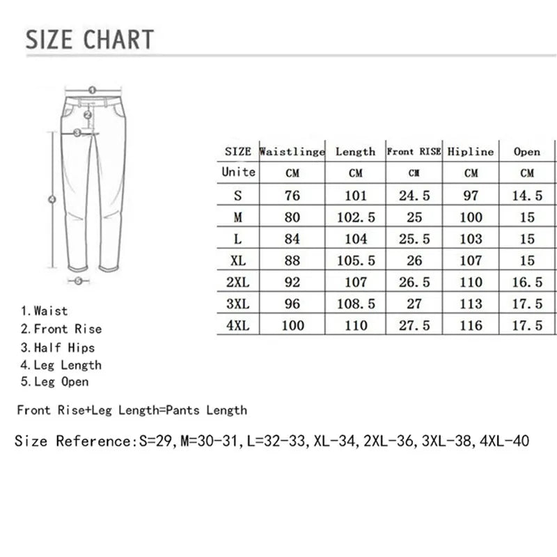 Men Knee Hole Ripped Stretch Skinny Denim Pants