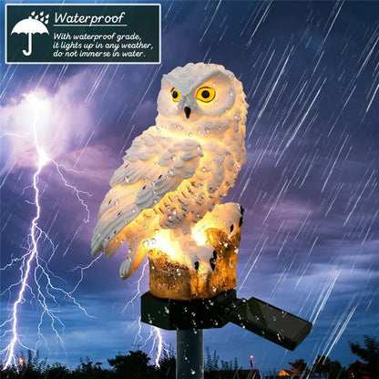 Garden Owl  Solar Lamp