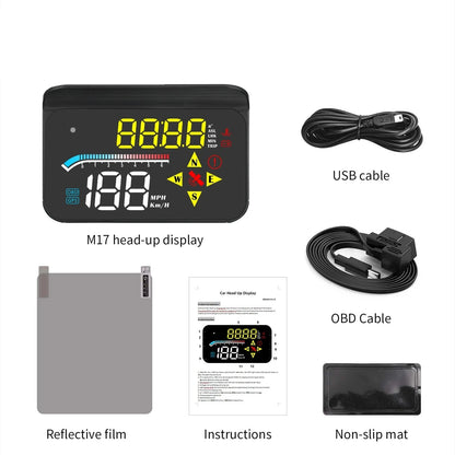 Car Glass Security Water temp Alarm Projector