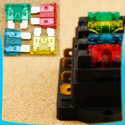 4-Way 12V/24V Blade Fuse Box