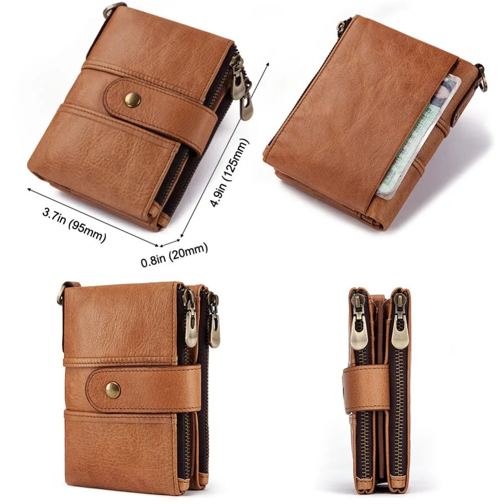 Genuine Leather Wallet Men