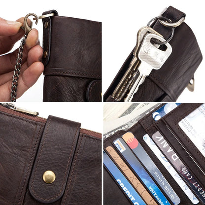 Genuine Leather Wallet Men