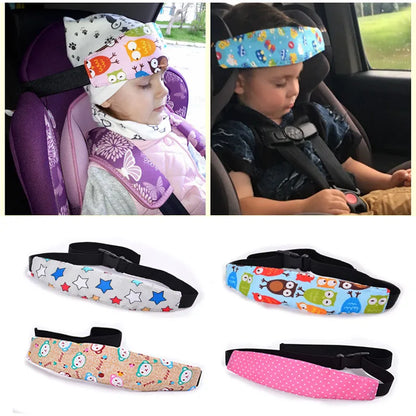 Infant Baby Car Seat Head Support Belt