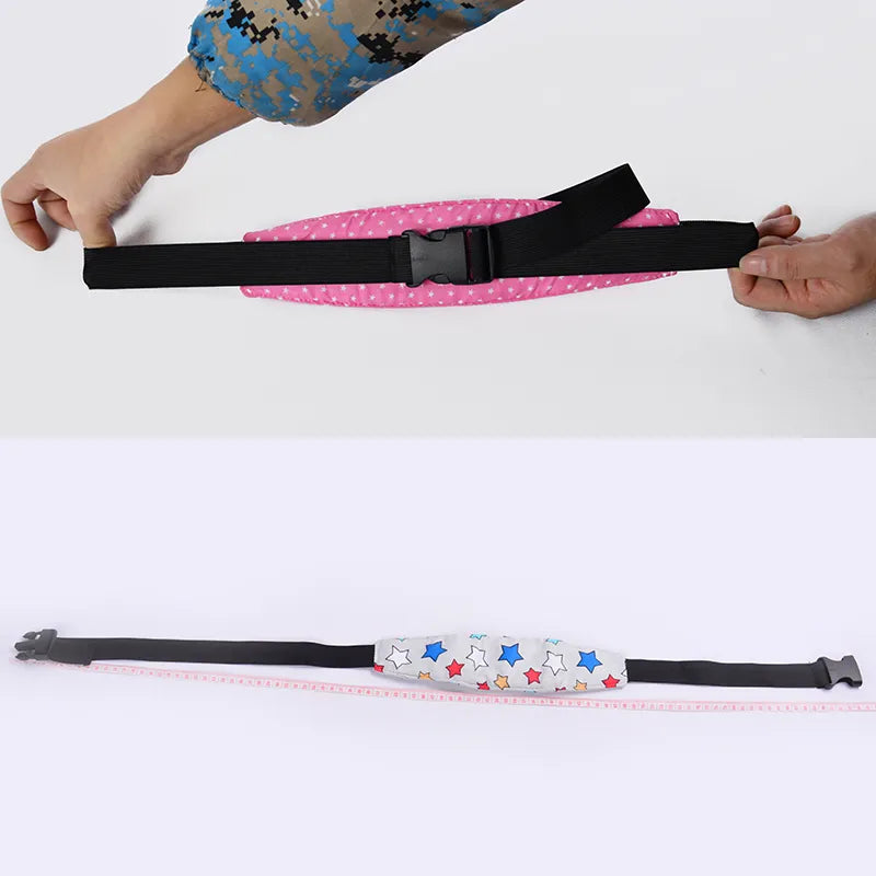 Infant Baby Car Seat Head Support Belt