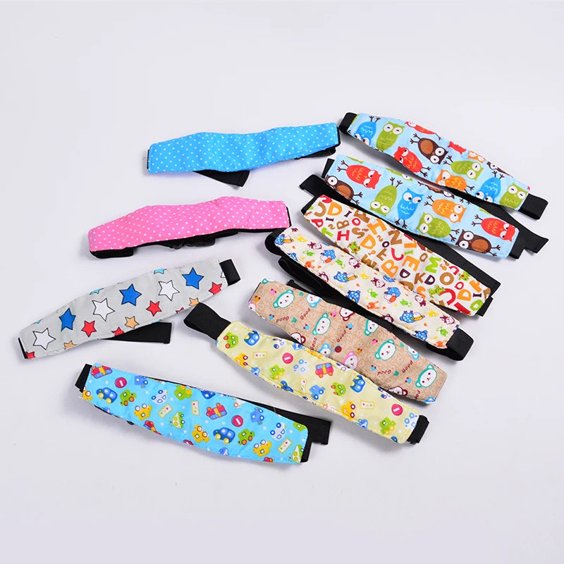 Infant Baby Car Seat Head Support Belt