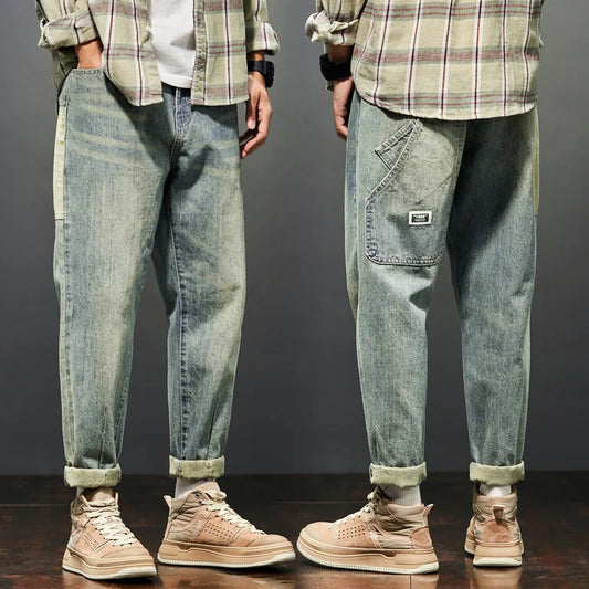 Men Baggy Loose Fit Fashion  Pant