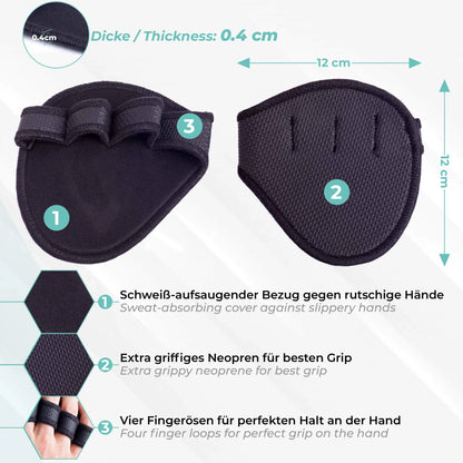 Lifting Palm Dumbbell Grips Pads