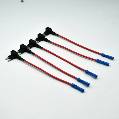 10pcs12V MINI SMALL MEDIUM Size Car Fuse Holder Add-a-circuit TAP Adapter Micro Mini Standard ATM Blade Fuse