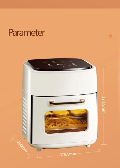 15L Large Capacity Oil Free Electric Air Fryer