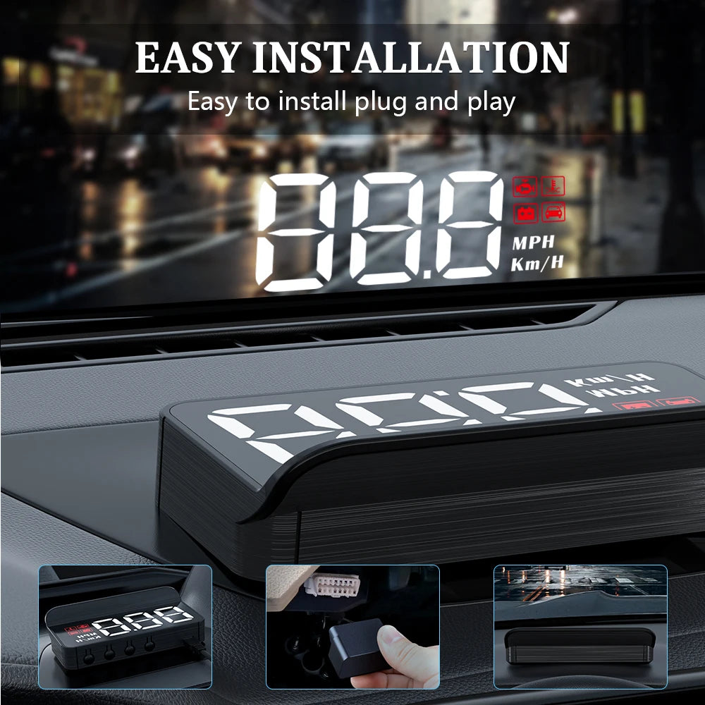 M3 HUD Head-Up Display obd2 trip Speed Projector