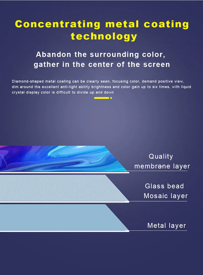 Portable Projector Screen High Brightness 16:9 Metal Anti Light Curtain