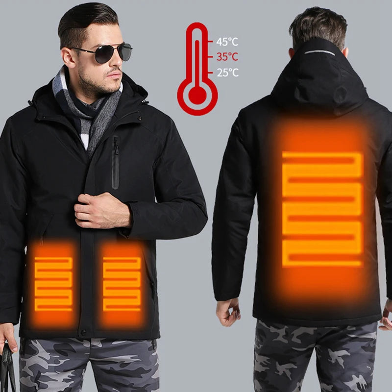 Couples Heated Waterproof Jacket