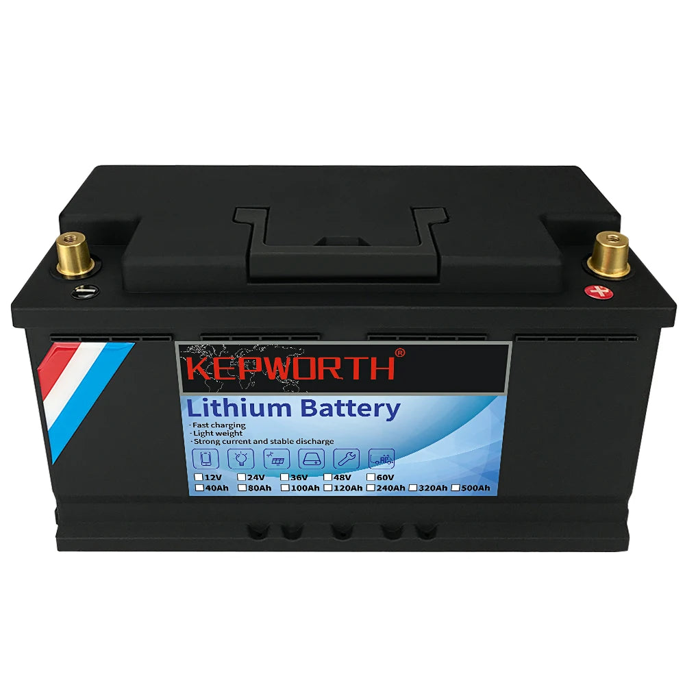 12V 24V 100Ah 120Ah LiFePO4 Built-in BMS Perfec Battery