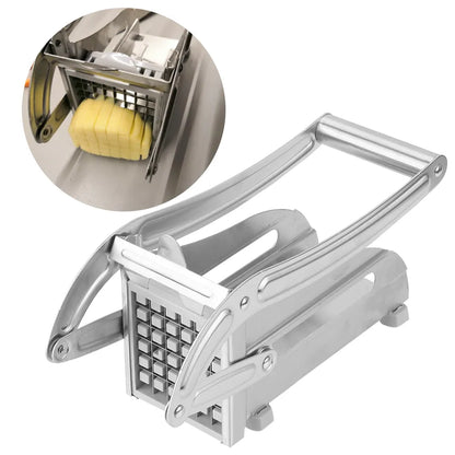 2 Blades Stainless Steel Potato Strip Cutter