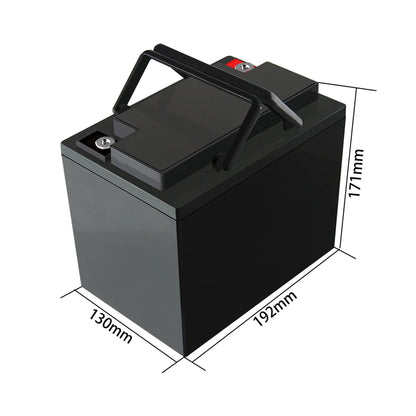 12V 60Ah Deep Cycle LiFePO4 Rechargeable Battery Pack