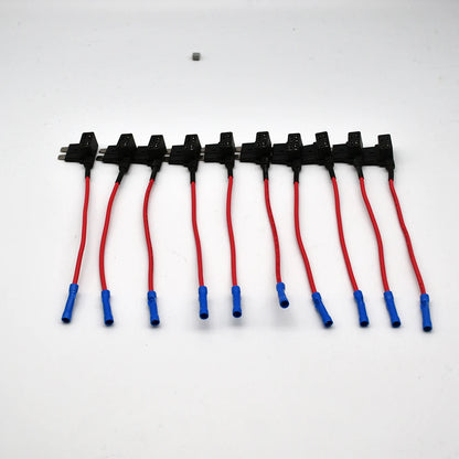 10pcs12V MINI SMALL MEDIUM Size Car Fuse Holder Add-a-circuit TAP Adapter Micro Mini Standard ATM Blade Fuse