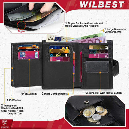 Men RFID Card Holder Wallet
