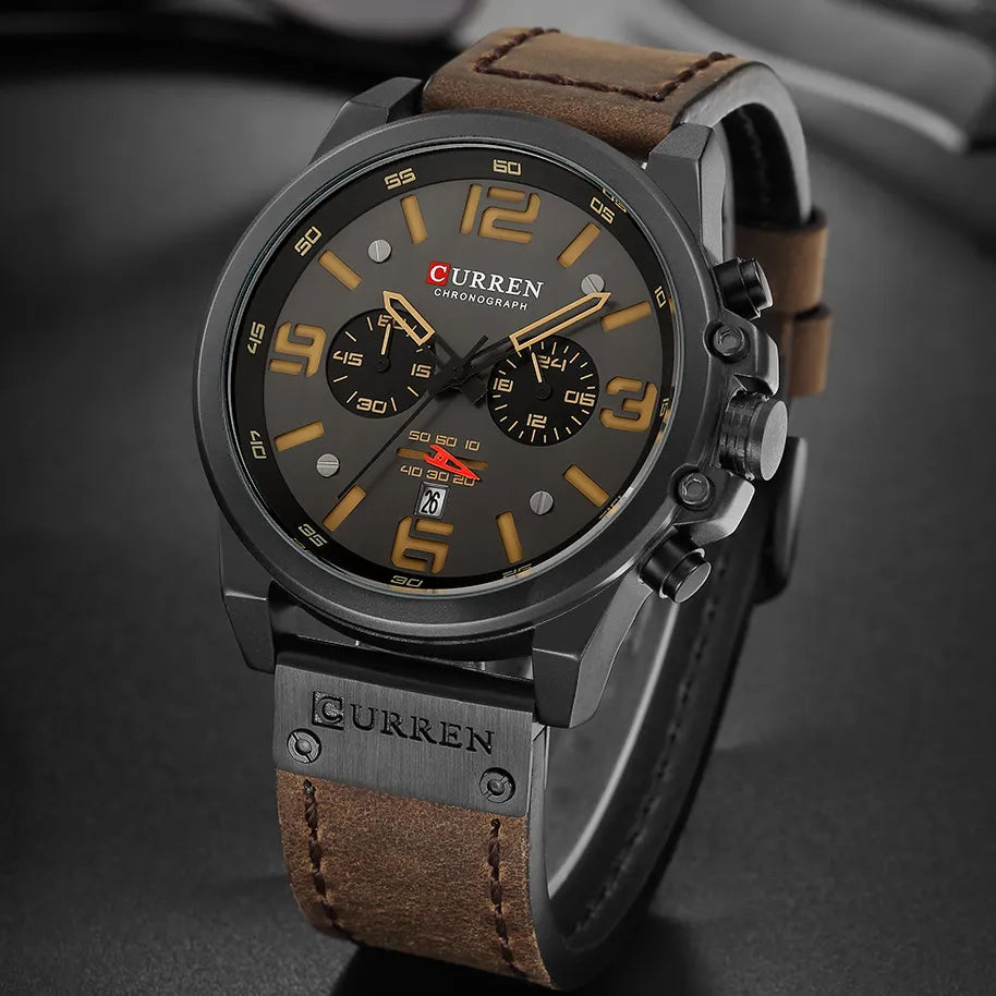 Mens  Luxury Brand Waterproof Sport Watches