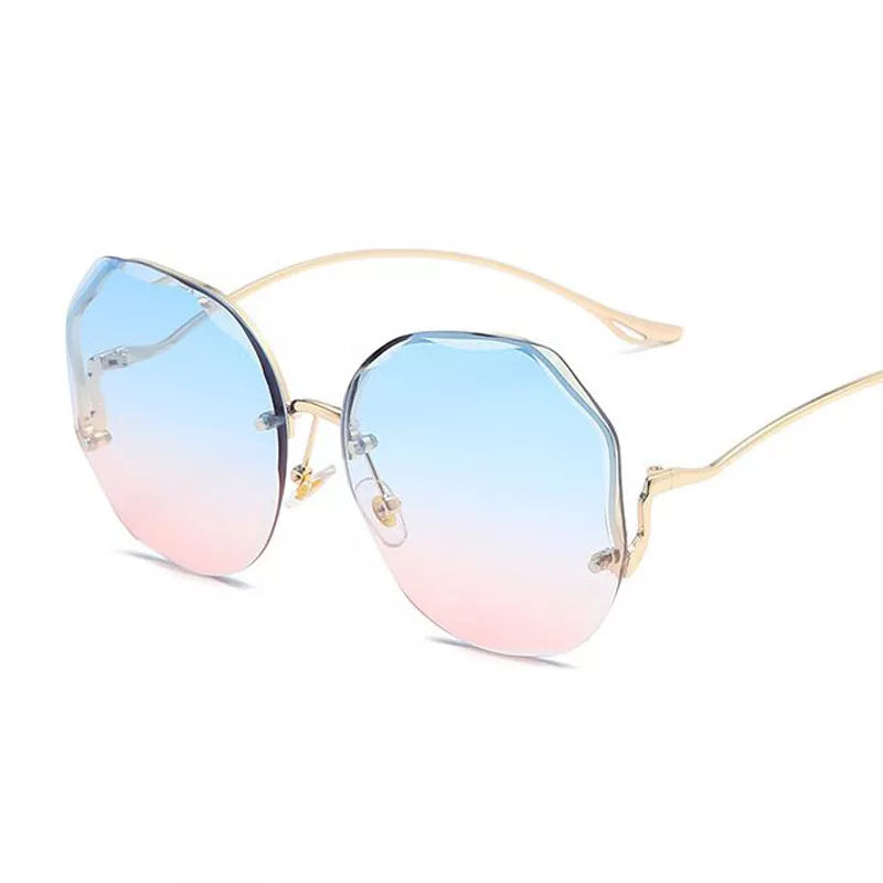 Luxury Round Gradient Sunglasses