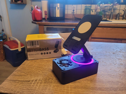 Bluetooth Speaker Cell Phone Holder Stand