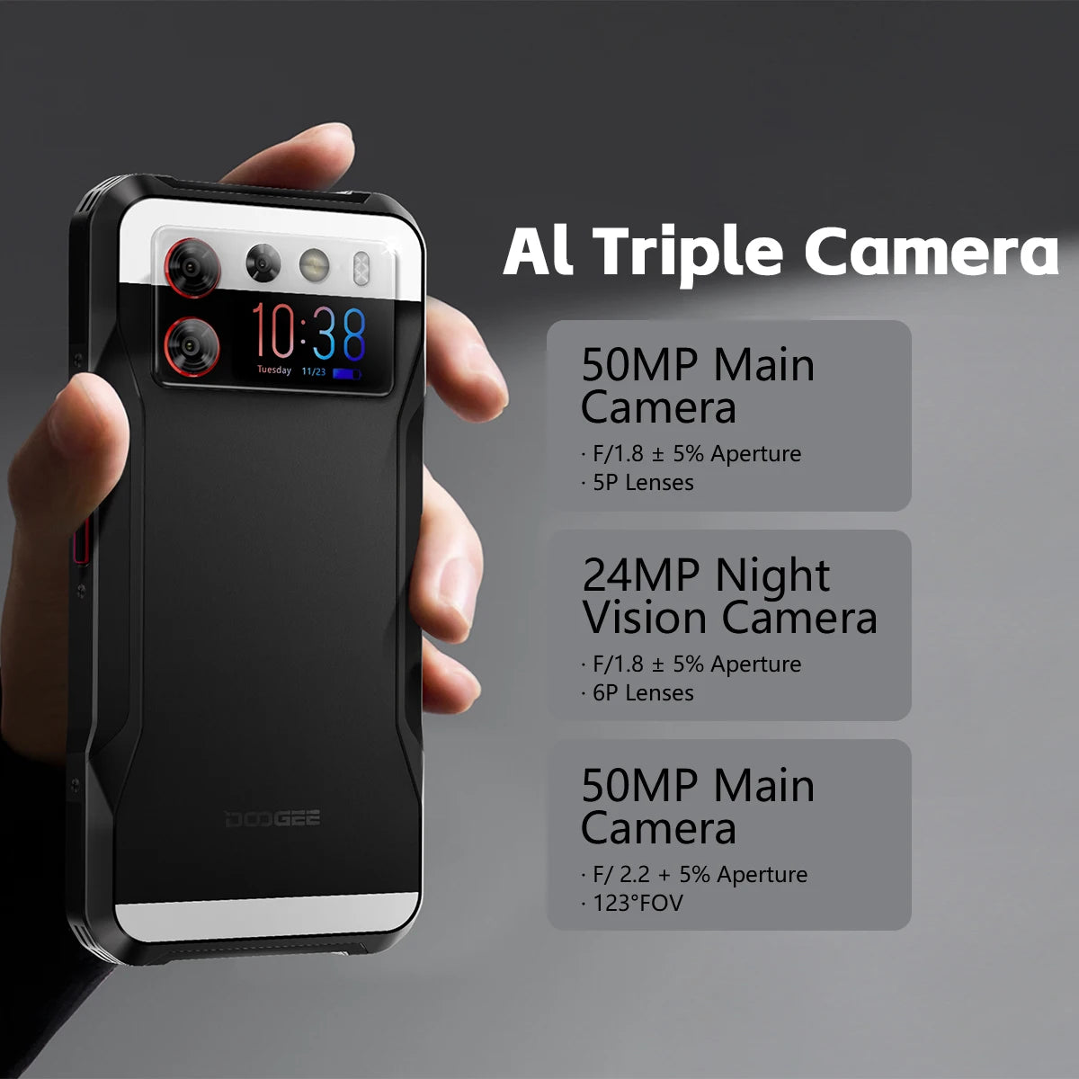 V20S 5G 6000mAh 50MP Camera NFC Smartphone