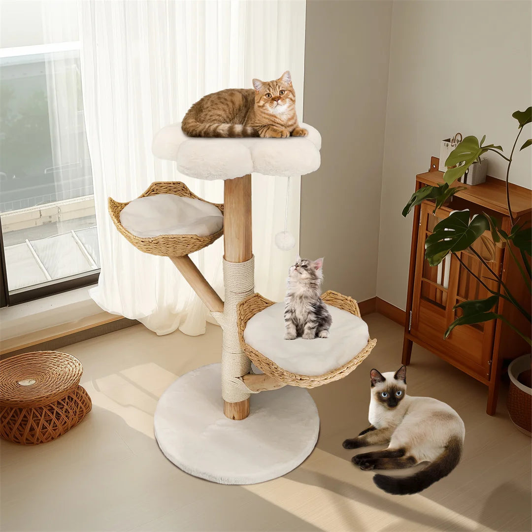 110cm Modern Cat Furniture Climbing Tree