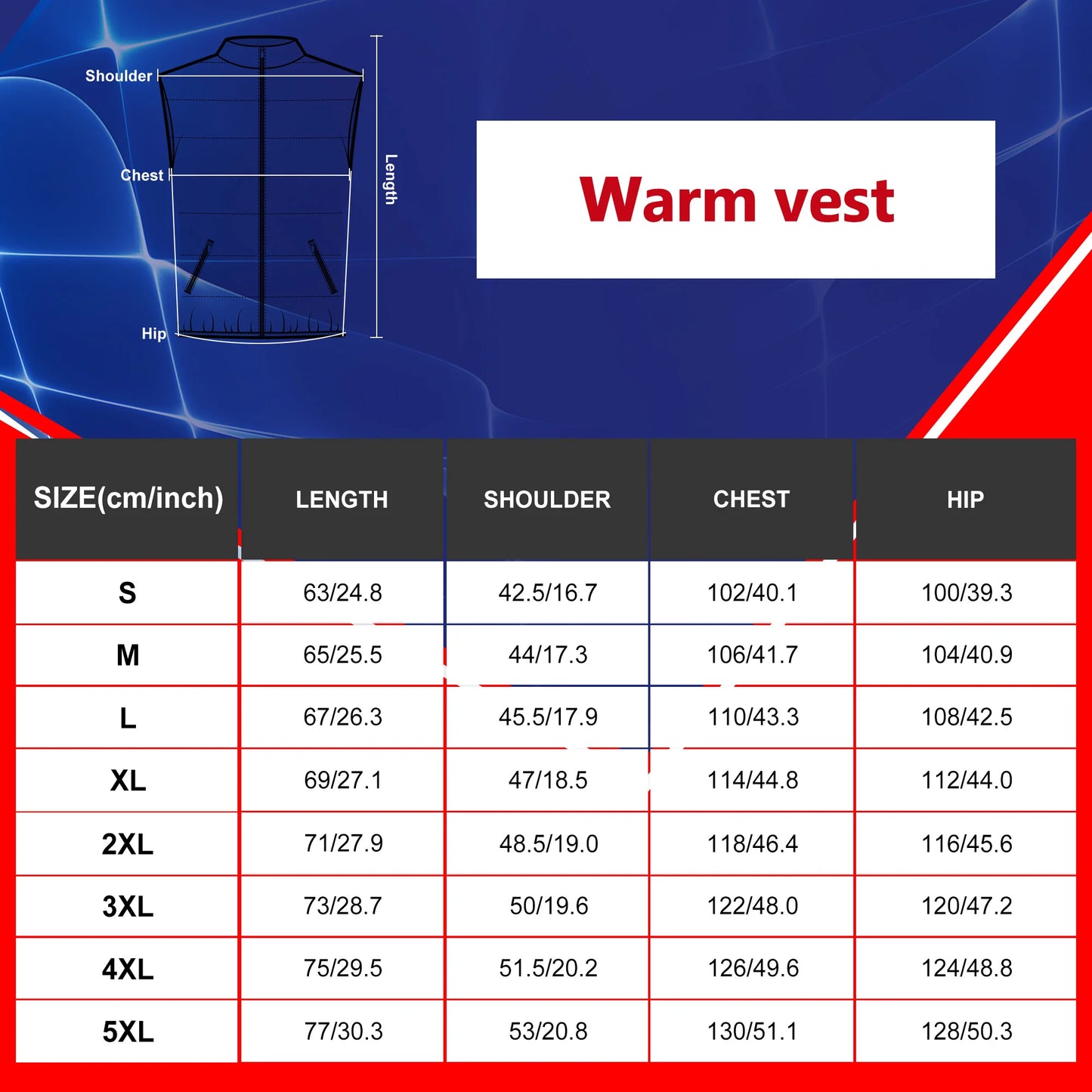 Electric Heating Winter Vest