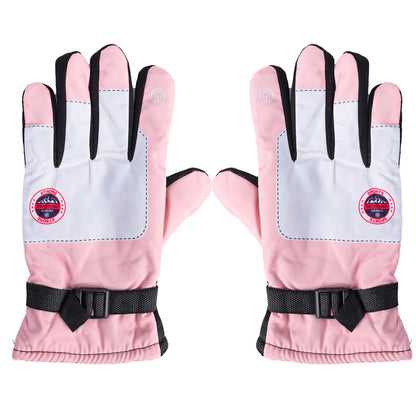 Color Match Ski Gloves for Men & Women