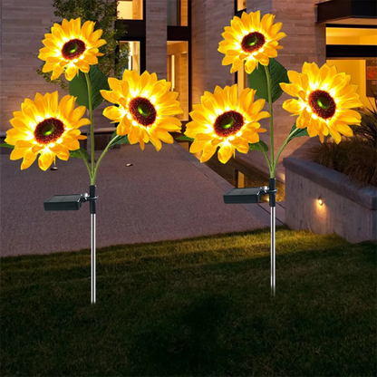 LED Solar Sunflowers Light