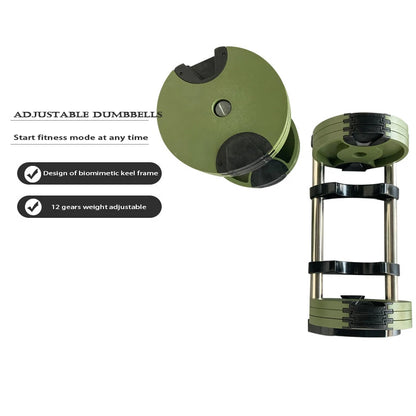 Adjustable Iron Steel Dumbbell