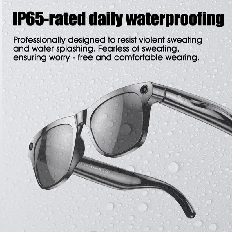 6K HD AI Smart Camera Glasses