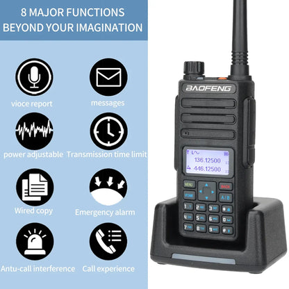 DR 1801 DMR Radio Dual Band Walkie Talkie