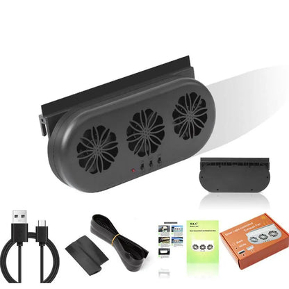 Solar Car Vent Fan