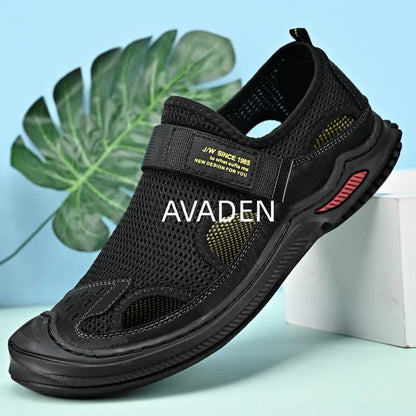 Man Breathable Platform Sandals