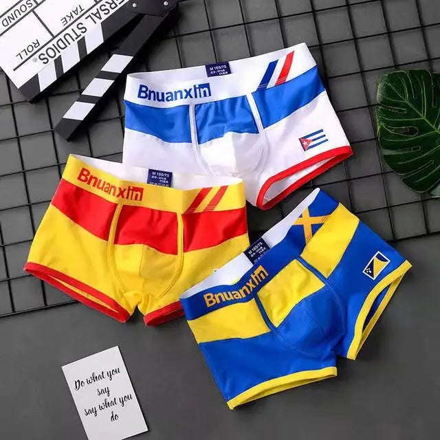 Breathable Cotton Men's Boxer Shorts