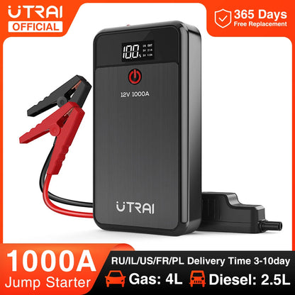 Car Jump Starter 1000A Battery Charger