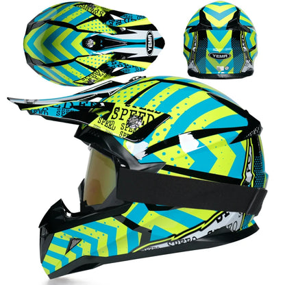 Off-Road Helmet for Motorcycle and Mountain Bike