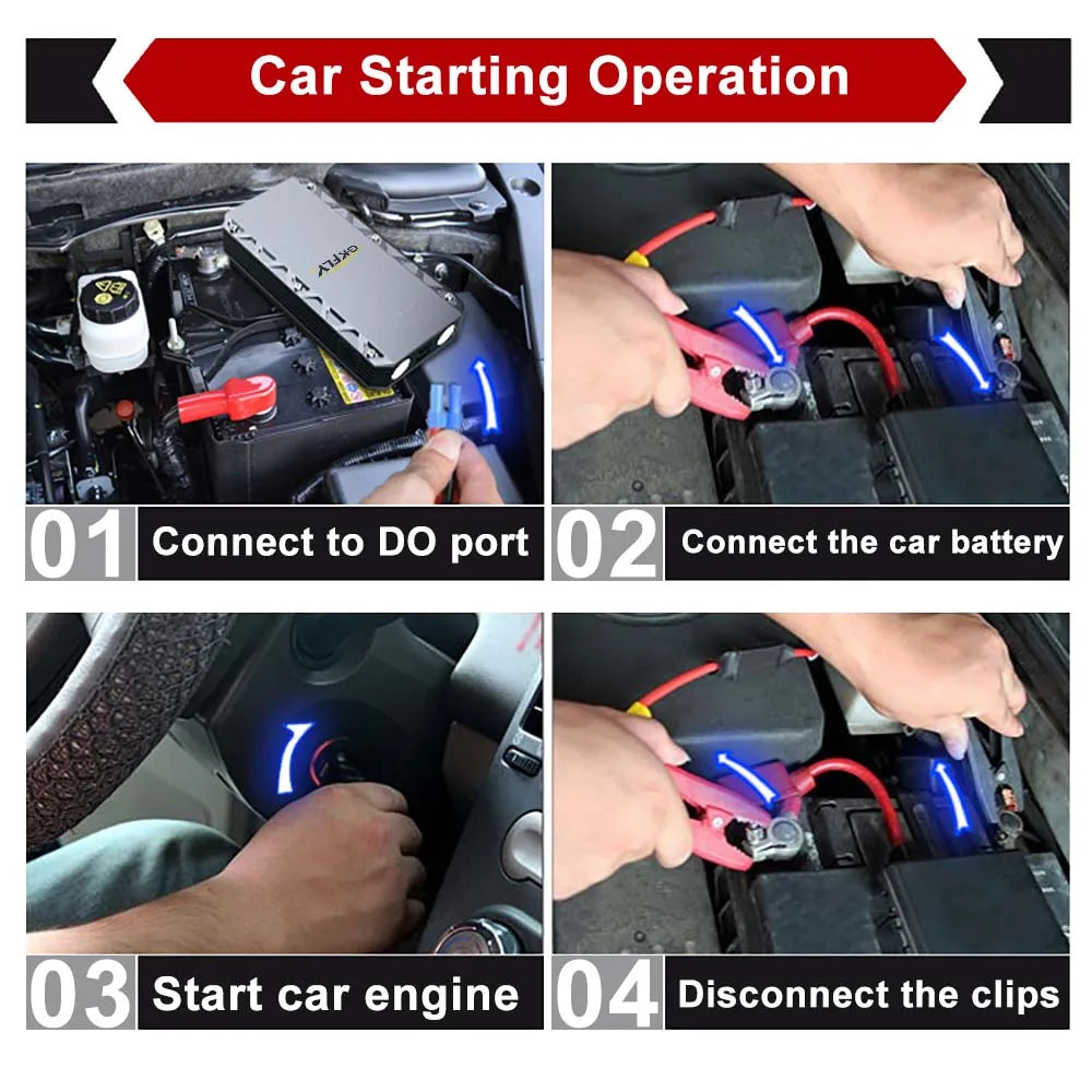 3000A High Power Car Jump Starter